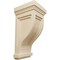 Ekena Millwork 4 3/4"W x 5"D x 10"H Traditional Recessed Corbel, Rubberwood COR04X05X10TRRW - alternate 1
